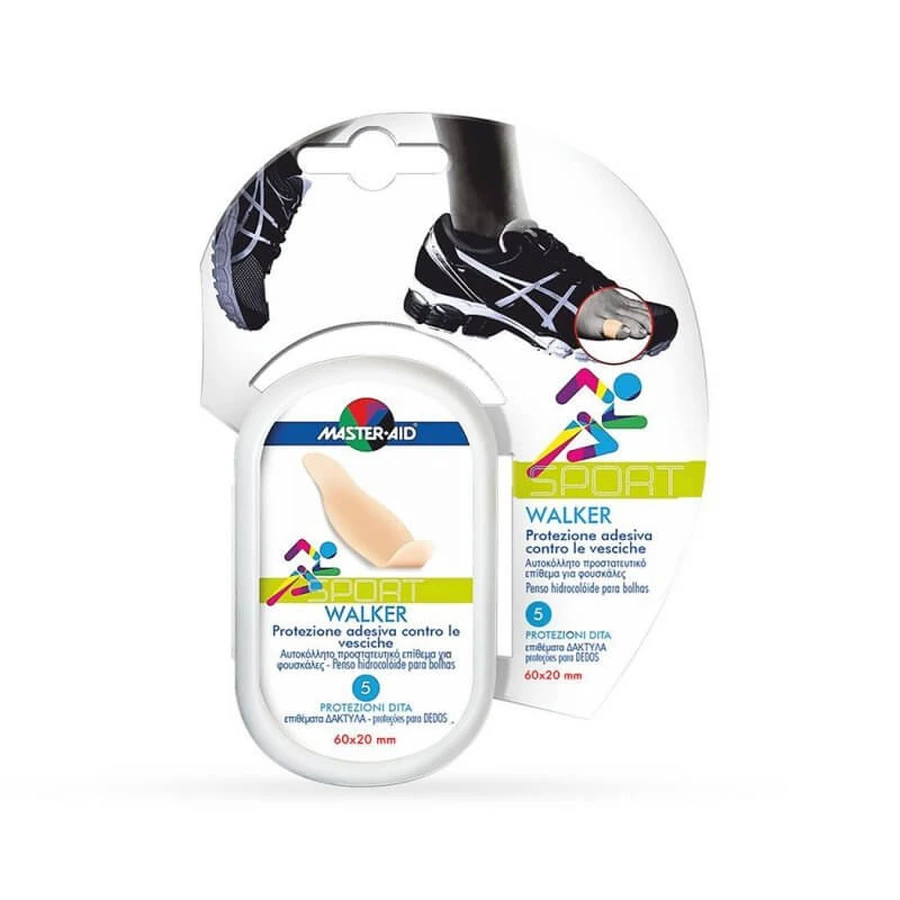 Master-Aid® Sport Walker Adhesive Blister Protection 5 Finger Protectors