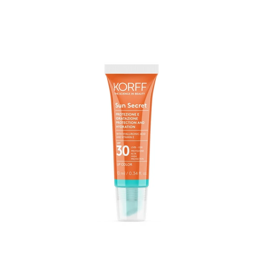 Korff Sun Secret Color Labial SPF30 Turquesa Transparente 10ml