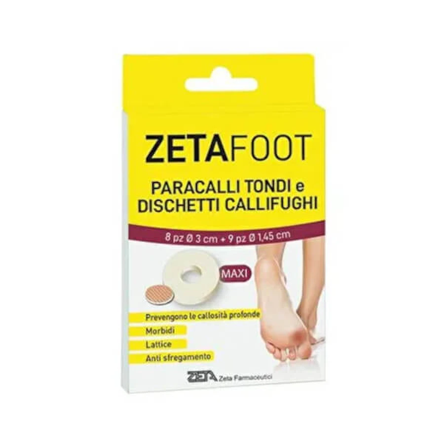 Zeta Foot Round Mouthguard 8 Stück + Calliphide Pad 9 Stück
