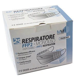 MUNUSMED Resp.FFP2 Black 25pcs