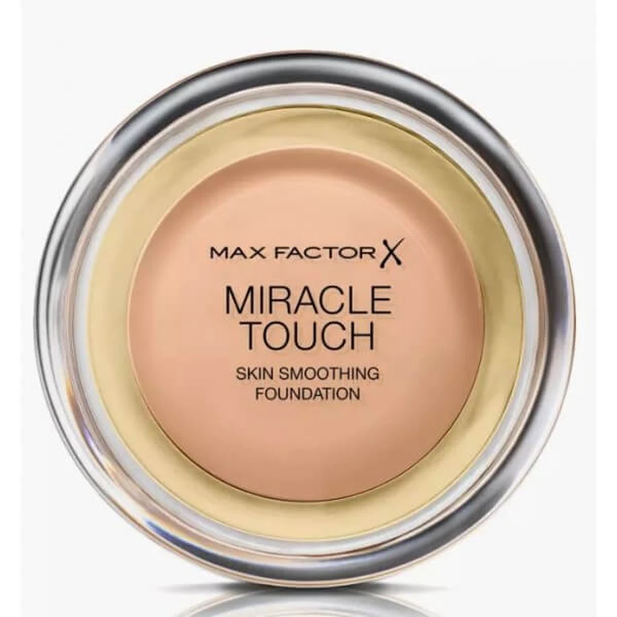 MAX FACTOR MIRACLE TOUCH FOUNDATION 45 WARM ALMOND