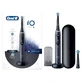 Brosse à dents électrique rechargeable Oral-B iO 8S Black avec 2 têtes de brossage et 1 étui de voyage