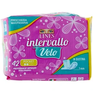 Líneas Intervallo Folded Veil Calzoncillos 42 Piezas Cupón