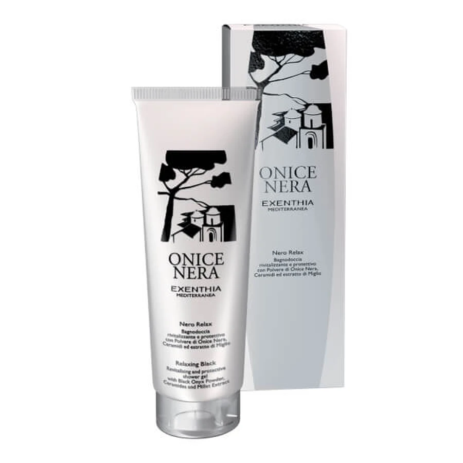 Gel douche Onyx Black Black Relax 250ml - Exenthia