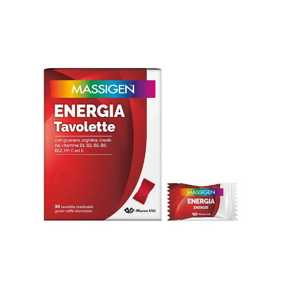 Massigen Energy 30 Chewable Tablets
