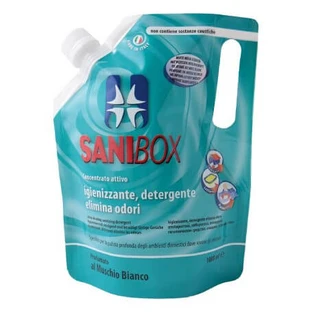 PET PROFESSIONAL SANIBOX CLEANER CONCENTRATE WHITE MOSS 1 LT