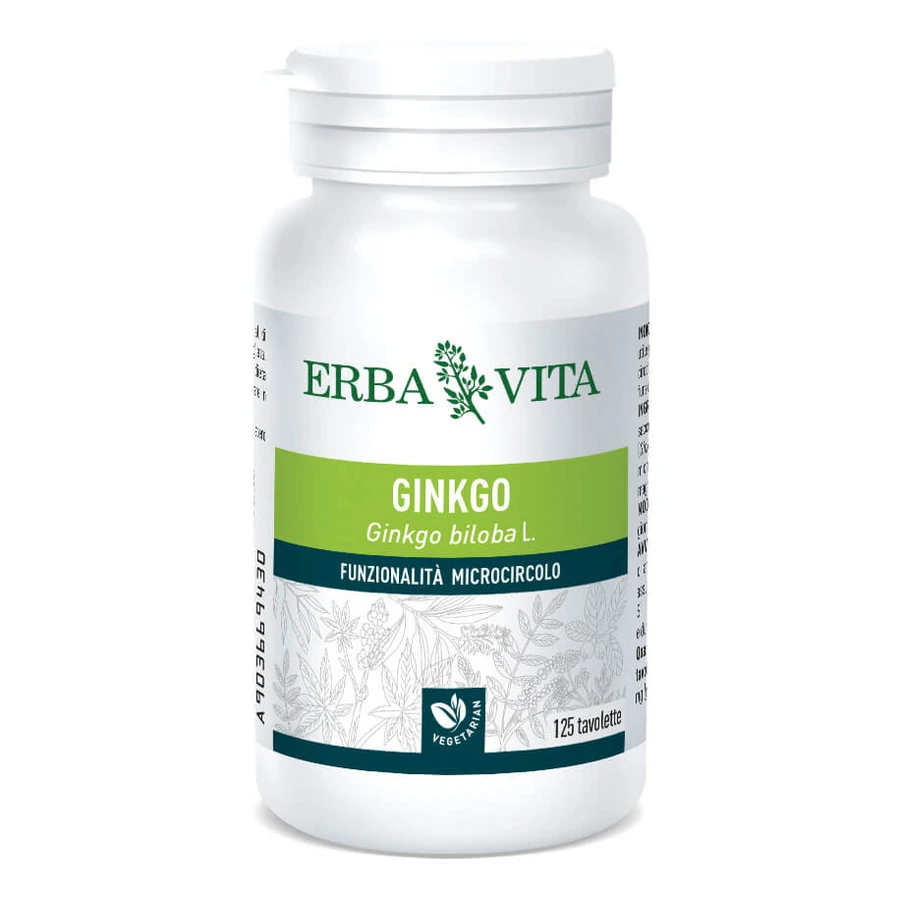 Ginko Biloba 125 Tablets 400mg Erbavita