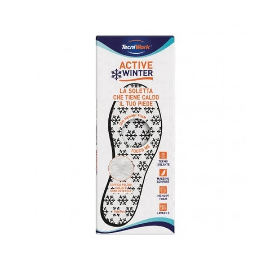 Memory Foam Actieve Winter Inlegzolen 42