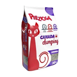 PRECIOUS CAT LITTER HYGIENIC CANADA CLUMPING LAVENDER 10 KG