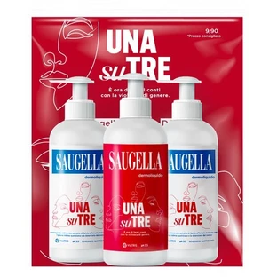Saugella Dermoliquid Intim-Reinigungsmittel 3X200