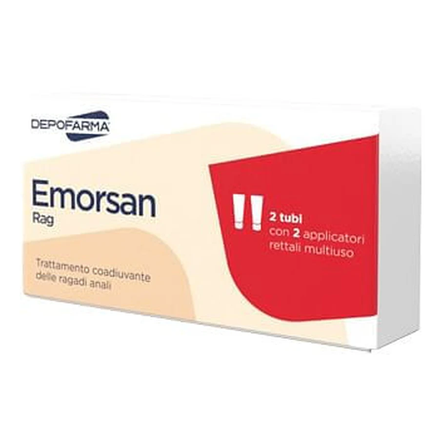 Depofarma Emorsan Rag Gel Geluri anale 2 tuburi 30ml cu aplicatoare rectale