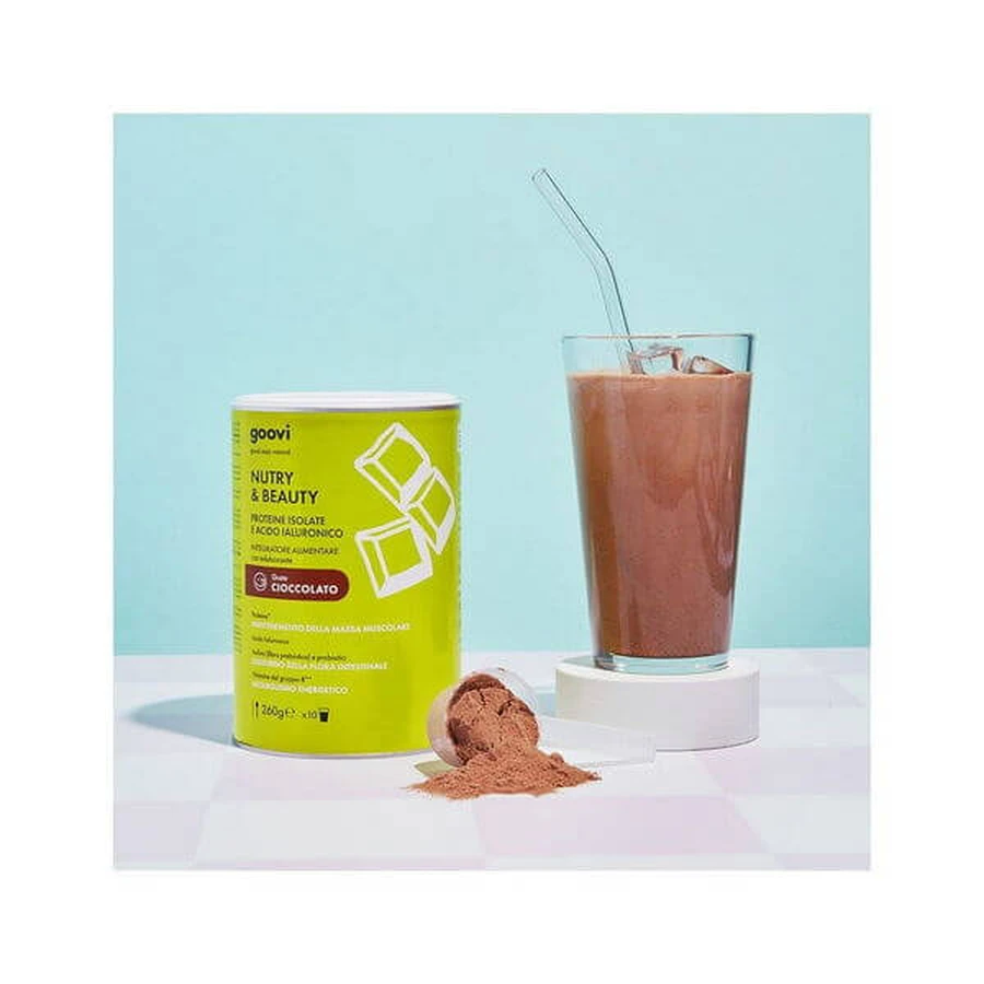 Goovi Nutry - Schönheits-Protein-Pulver Schokolade 260g
