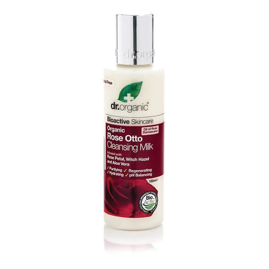 Leche Limpiadora de Rosas Dr Organic