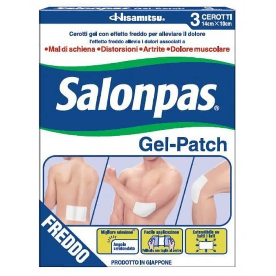 SALONPAS Gel Patch 3 Patchs