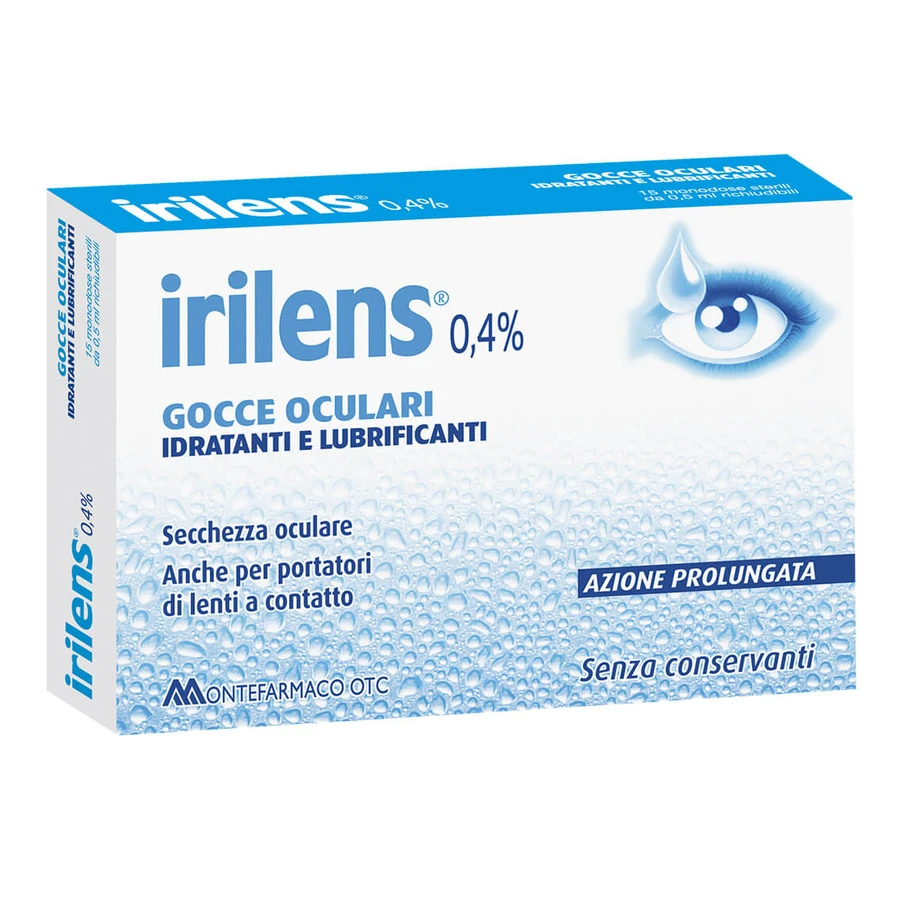 Irilens Hydraterende en smerende oogdruppels 15 monodoses