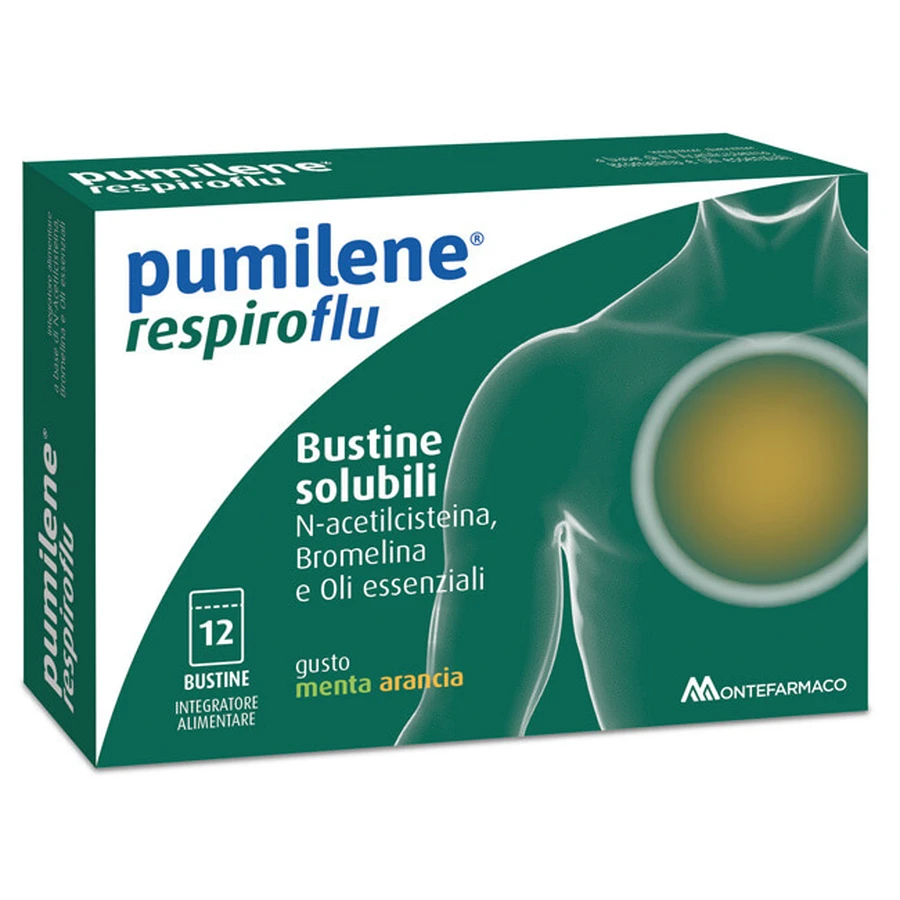 Pumilene Respiroflu 12 Sachets