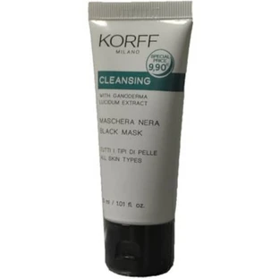 Korff cleansing black face mask
