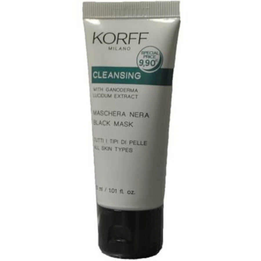 Korff cleansing black face mask