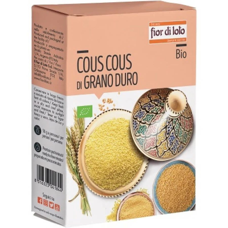 Fior Di Loto Cous Cous Sémola de Trigo Duro Ecológica 500g