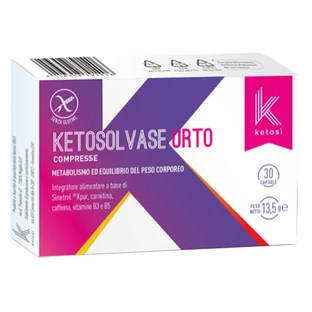 Ketosolvase Urto digestive enzyme supplement 30 tablets