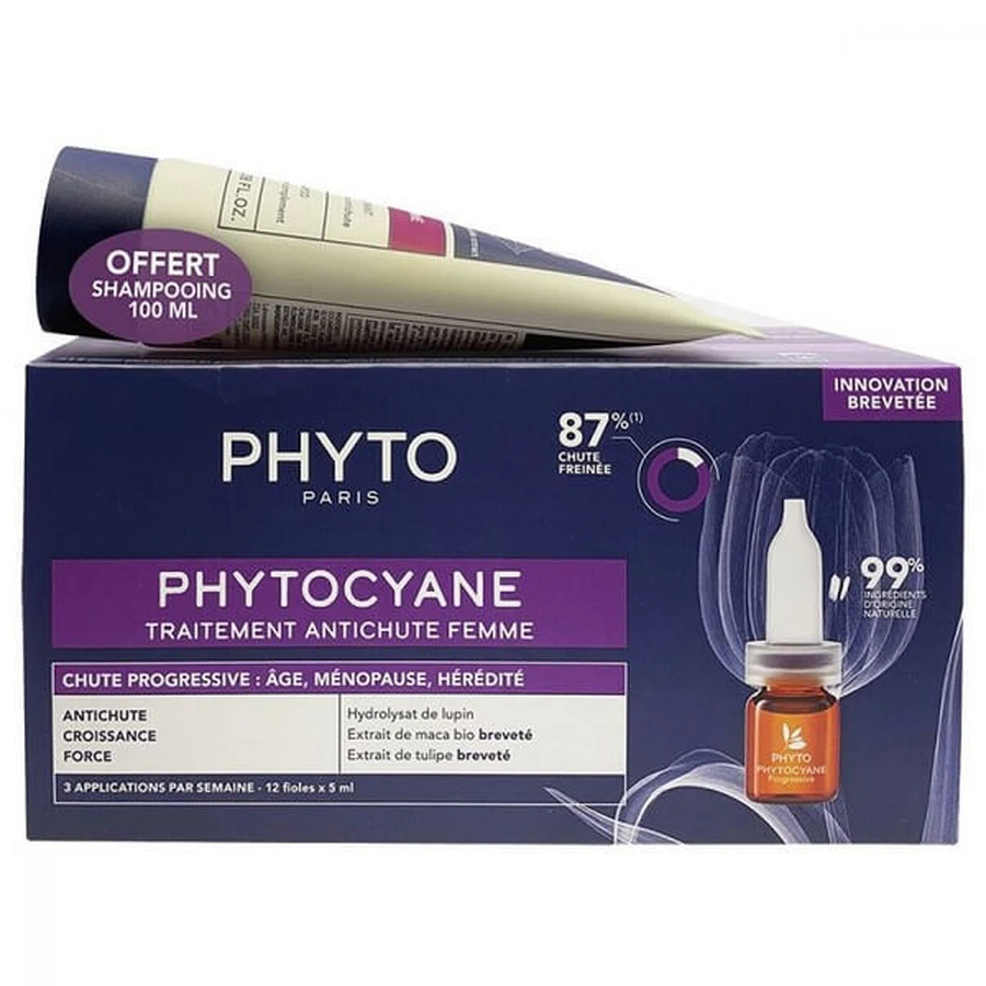 KIT PHYTOCYANE D PROG+SH FRAU