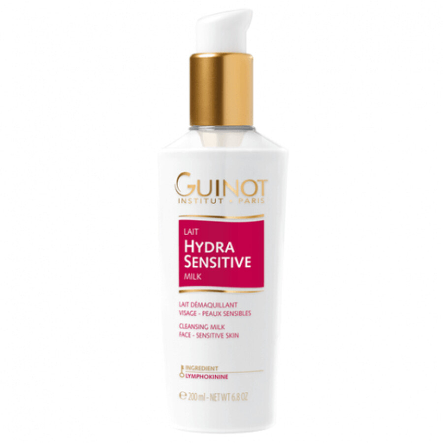 Cumpără Lapte demachiant Guinot Lait Hydra Sensitive Milk pentru ten sensibil 200 ml Lapte demachiant Guinot Lait Hydra Sensitive Milk pentru ten sensibil 200 ml