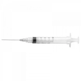 Steriele injectiespuit 5ml naald Sot10p
