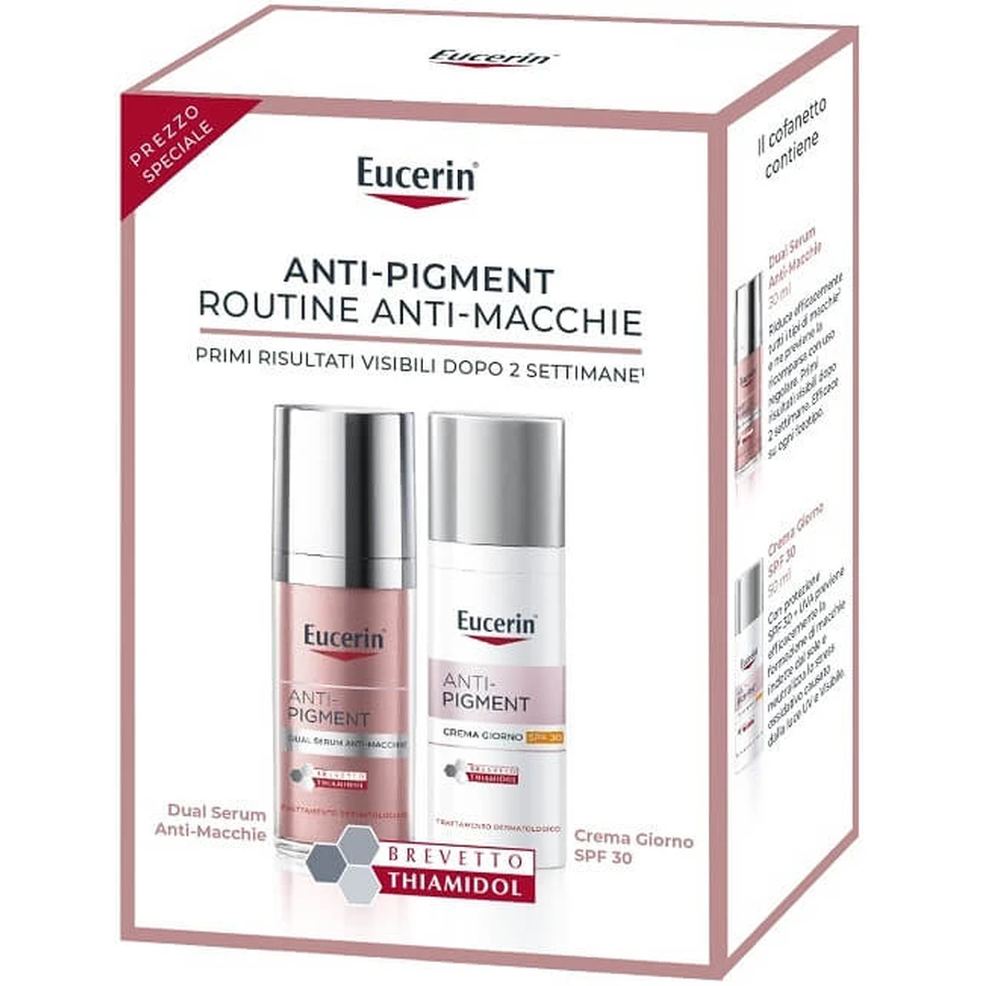 Eucerin Ees Pack Rutina Ap Q4 2024 1 Serum Dual Anti Pigment 30 Ml + 1 Crema de Día Anti Pigment Spf30 50 Ml