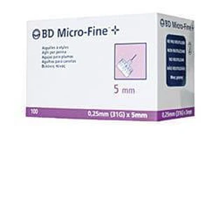 BD MICROF NEEDLE G31 5MM 100PCS BBF