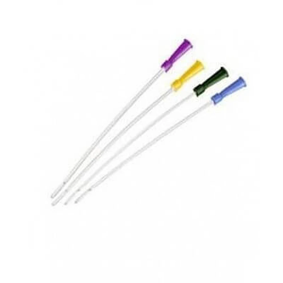 Sonda Rectal Desechable En Nelaton Ch22 Color Morado. Longitud 40cm