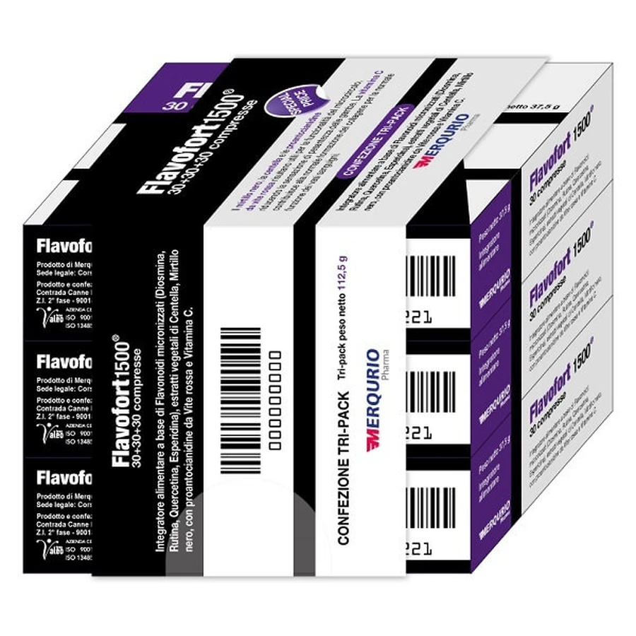 FLAVOFORT 1500 30CPR 3PCS