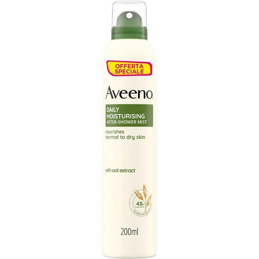 Aveeno bodyspray na douche voor droge huid 200ml