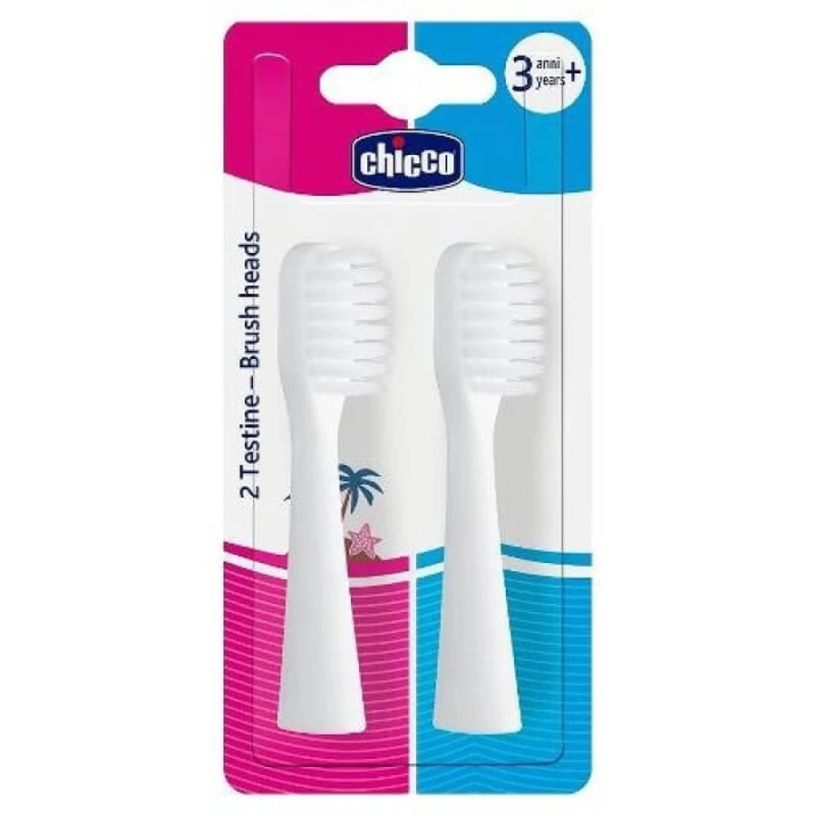 Chicco Electric Toothbrush Heads Set 2 Pieces
