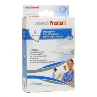 Medipresteril Pansements postopératoires délicats et stériles 10x15cm 4 pièces