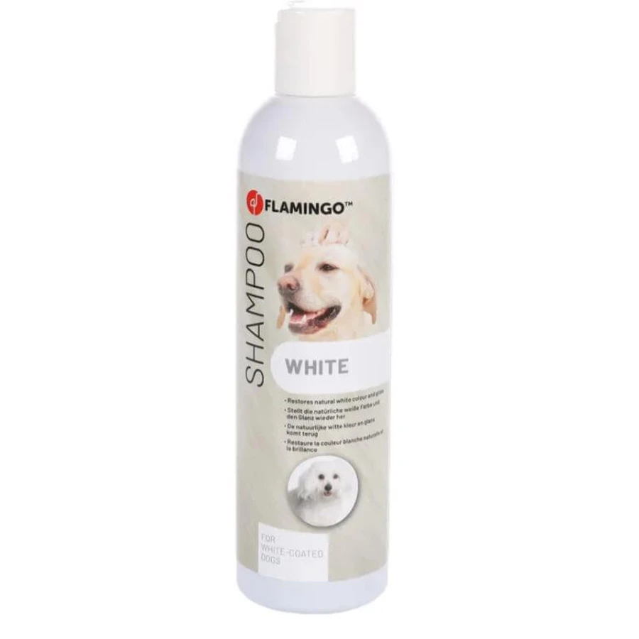 FLAMINGO CHAMPÚ PARA PERROS PELAJE BLANCO 300 ML