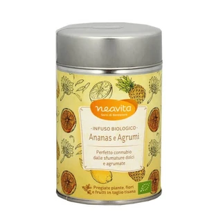 Neavita Silver Tin Ananas und Zitrusfrüchte