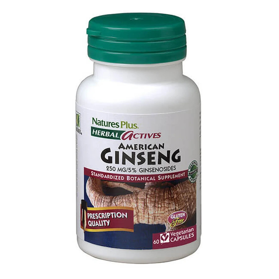 Herbal Actives Amerikaanse ginseng 60 capsules