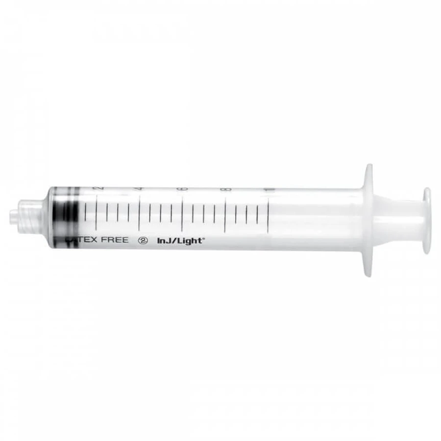 Seringue jetable 10ml Central Luer Cone sans aiguille Med's 1 Piece