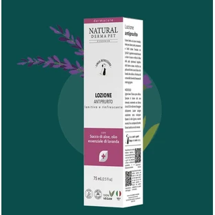 NATURAL DERMA PET DOG ANTI-ITCH LOTION 75 ML