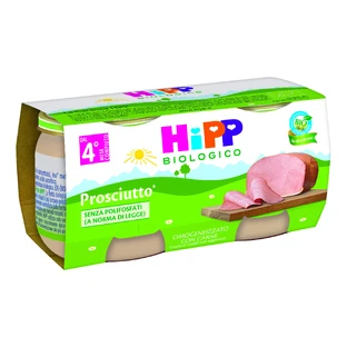 HiPP Organic Homogenized Ham 2x80g for Babies