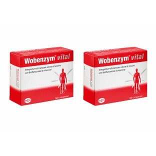 Wobenzym vital 2x120 comprimidos 55,2 g