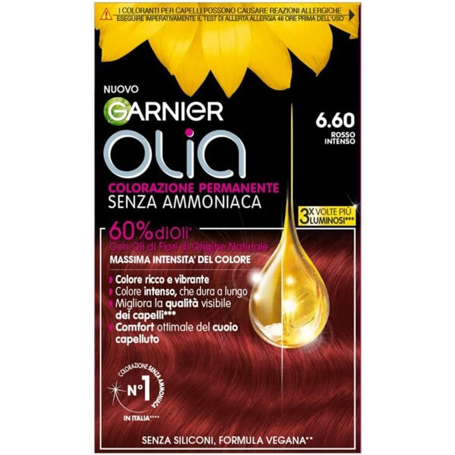GARNIER OLIA PERMANENTE FÄRBUNG 6.6 TIEFROT