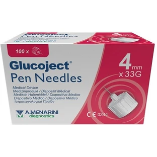 GLUCOJECT PLUMA AGUJA 4MM G33