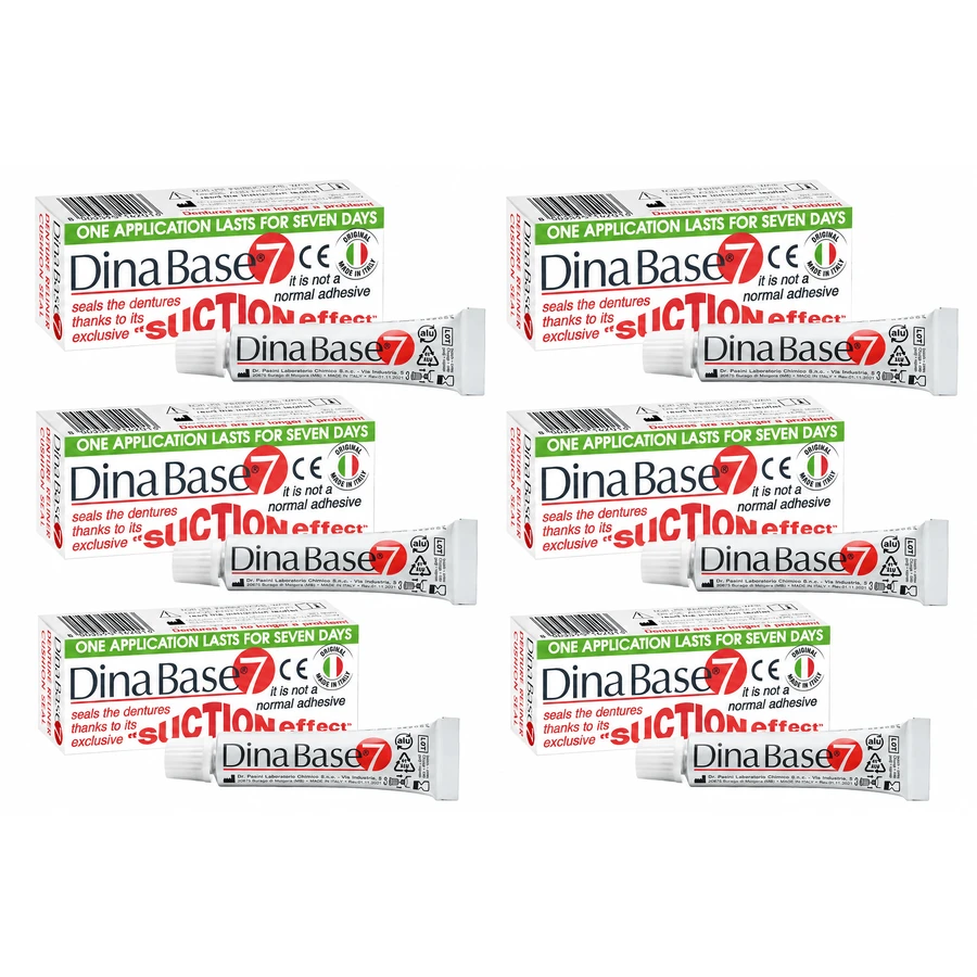 Dinabase 7 ribas adesivo per protesi 6x20 g