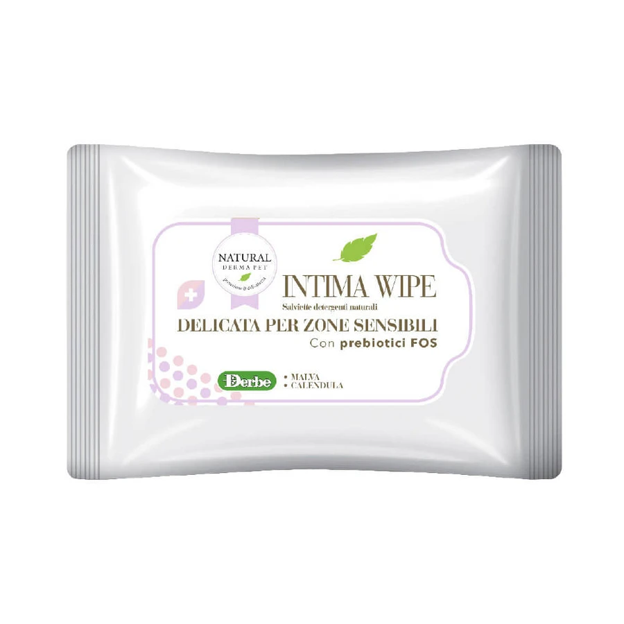 LINGETTES NETTOYANTES NATURELLES DERMA PET "INTIMATE WIPE" CF. (24 PZ)