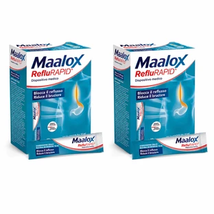 Oral suspension maalox reflurapid 2x20 single-dose sachets