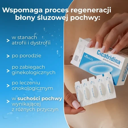 Cicatridine vaginal ovules, 3x10 pieces, Miralex