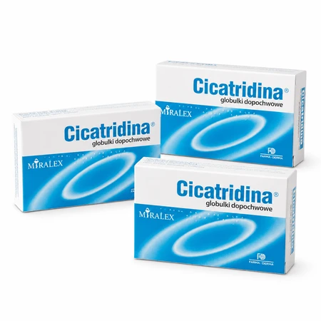 Cicatridine vaginal ovules, 3x10 pieces, Miralex