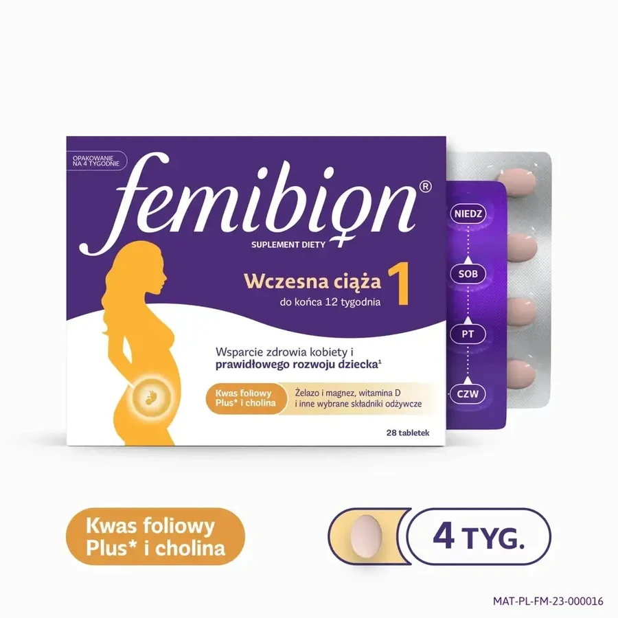 Femibion 1 Early Pregnancy, 2x28 tablets, PG
