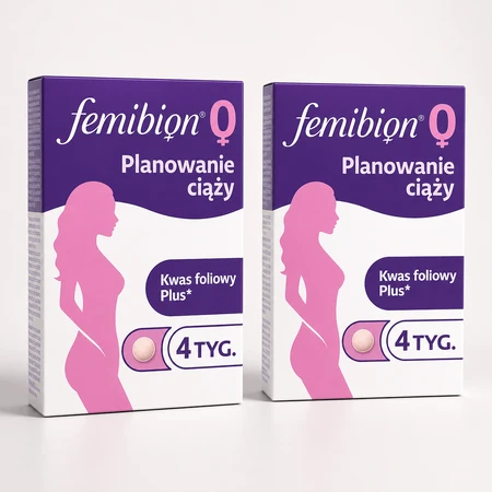 Femibion 0 Zwangerschapsplanning, Foliumzuur Plus, 2x28 tabletten, Procter & Gamble